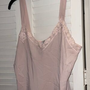 Blush Lace Trim Chemise